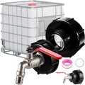 IBC Auslaufhahn Wassertank Wasserhahn IBC Tank Zubehör mit 3/4 Zoll Anschluss