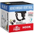 Hook Anhängerkupplung vert. abnehmbar für VW Tiguan II ab 16 +13pol spezifisch