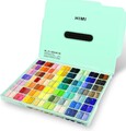 HIMI Gouache Farbe Set, Doppelbecher 112 Farben x 12ml/0,4oz, ungiftig, lebendiges Gelee