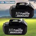 2X 18V/7,0Ah für Makita Akku BL1860B-2er Set-197422-4 BL1850B BL1830B 7Ah DHL