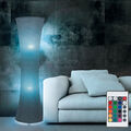 RGB LED Fernbedienung Dimmer Steh Lampe Textil Stoff Decken Fluter Stand Leuchte