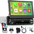 Mit Carplay Autoradio Bluetooth 1 Din 7" Bildschirm IPS Touchscreen Radio FM USB