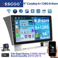 Android 14 6+128G Für Opel Astra J 2009-14 Buick Excelle Autoradio GPS DAB+ Kam