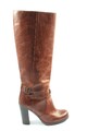 MAISON MARTIN MARGIELA Weitschaftstiefel Damen Stiefel Gr. DE 36,5 braun Elegant