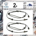2x ORIGINAL® Ate Sensor, Raddrehzahl Hinten für Fiat Doblo Großraumlimousine