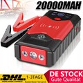 Auto Notstart Stromversorgung 20000mAh KFZ Starthilfe Jump Starter Ladegerät