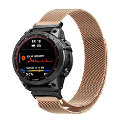 Milanese Quick Fit Armband Für Garmin Fenix 8 7 7X 6 6X 5 5X Plus Epix Pro Gen2