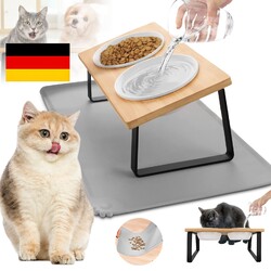 Futterbar Hunde Napfstation Hundenapf Fressnapf erhöht Napfset Napferhöhung Napf