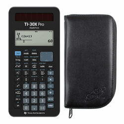 TI-30 X Pro MathPrint + Schutztasche schwarz