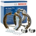 BOSCH Bremsen Set Bremsbackensatz Hinten für RENAULT Captur (J5, H5) Zoe (BFM) 0