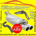 FRIEDRICH MOTORSPORT 76mm SPORTAUSPUFFANLAGE für Audi TT 8J Quattro 2.0 TFSI