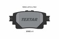 TEXTAR Bremsbelagsatz, Scheibenbremse 2058201 für LEXUS SUZUKI TOYOTA
