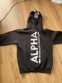 Alpha Industries Kapuzenpullover Schwarz , Größe S