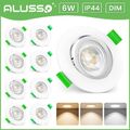 12er LED Einbaustrahler Schwenkbar 3CCT Dimmbar Rund Ultra Flach Deckenleuchte