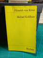 Heinrich von Kleist: Michael Kohlhaas RECLAM REC218C [SEHR GUT]