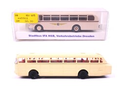 2 tlg. SES Ikarus 66 Beige BeKa Stadtbus IFA H6B VB Dresden Modellautos 1:87