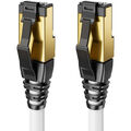 1,5m CAT8.1 Patchkabel S/FTP Netzwerkkabel RJ45 LAN DSL Ethernet Netzwerk Kabel