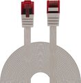 0,5m CAT 5e Patchkabel Flachkabel LAN Netzwerkkabel grau RJ45 Flachband DSL
