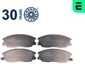 OPTIMAL BP-12410 Bremsbelagsatz für Scheibenbremse Bremsbelagsatz 
