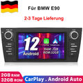 7"Android 12 Autoradio Carplay GPS BT Navi WIFI DAB+ Für BMW 3er E90 E91 E92 E93
