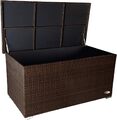 Kissenbox Auflagenbox Gartentruhe Gartenbox Truhe Box Polyrattan Rattan XL 