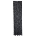 Carbest Chenille Flauschvorhang 56x185cm schwarz/grau Insektenschutz Türvorhang