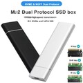 M.2 NGFF NVME Externes SSD Gehäuse PCIe USB 3.1 USB-C Festplattengehäuse Adapter