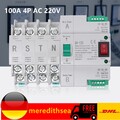 4P AC 220V Dual Power Umschalter Transferschalter Automatisch Transfer Switch