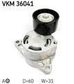 Riemenspanner Keilrippenriemen Rippenriemen für Opel SKF Vkm36041 1997 ->