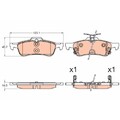 1x Bremsbelagsatz, Scheibenbremse TRW GDB3588 passend für HONDA