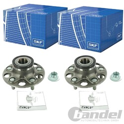 2X SKF RADLAGER-SATZ HINTEN PASSEND FÜR HONDA FR-V LINKS+RECHTS