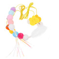  2 Pcs Katzen-Teaser Kätzchen Neckendes Seil Katzen-Teaser-Spielzeug