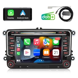 CD Für VW Golf 5 6 PLUS Touran Passat B6 B7 Tiguan 7" Android 14 Autoradio GPS