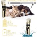 Tierhaarschneider Profi Schermaschine Akku Rasier Trimmer für Hunde Katze Set