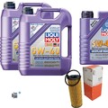MAHLE Ölfilter 11 L LIQUI MOLY 5W-40 Leichtlauf High Tech für Audi A6 Avant 3.0