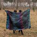 Ibena Wohndecke Jacquard Navan pink-violett 150 x 200 cm