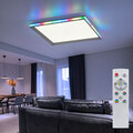 Deckenleuchte Panel Deckenlampe weiß Regenbogen Effekt dimmbar CCT Schaltung