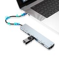 1 stück 8 in 1 Typ-C bis RJ45 HUB-Adapter USB3.0 PD