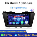 9" Android 13 Autoradio USB BT RDS GPS WIFI DAB FÜR Mazda 5 2010-2015 6+128GB 4G