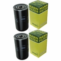 2x Original MANN-FILTER Hydraulikfilter für Automatikgetriebe WD 950/2