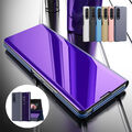 Handytasche Cover Spiegel Flip Case Schutz Hülle für Samsung Galaxy Z Fold 5 4 3