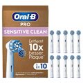 Oral-B Pro Sensitive Clean Aufsteckbürsten für elektrische Zahnbürste, 10 Stück,