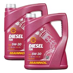 10L MANNOL DIESEL TDI 5W-30 ÖL passend für VW 505.01 BMW LL-04 dexos2 MB 229.52