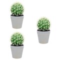  3 Count Künstlicher Kaktus Kaktuspflanze Gefälschte Topfpflanzen