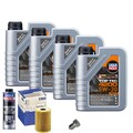 Motoröl 5W30 LIQUI MOLY Top Tec 4200 4L+MAHLE Ölfilter+Spülung+Ölablassschraube