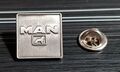MAN Pin Logo silbern - Maße 18x18mm