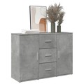  Sideboard Kommode Anrichte Highboard Beistellschrank Schrank Betongrau vidaXL