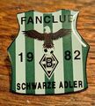 Pin vom Borussia Mönchengladbach  Fan-Club Schwarze Adler 1982, Kutte