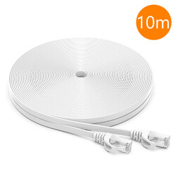 Netzwerkkabel CAT 7 DSL LAN Ethernet Kabel RJ45 Patchkabel Flachkabel PC Flach