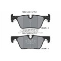 1x Textar Bremsbelagsatz hinten für BMW 1er F20 F21 2er F22 F23 3er | 204393